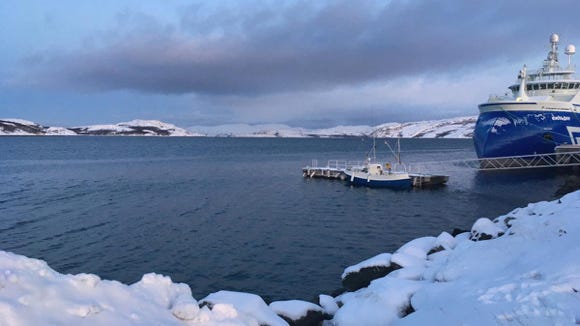 Nuit polaire à Kirkenes